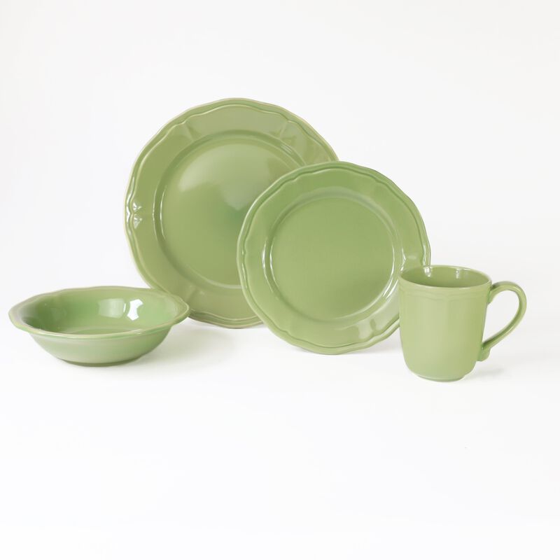 Siena 16 Piece Stoneware Dinnerware Set, Service for 4