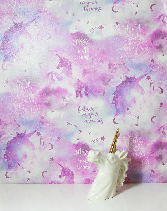 Xena Pink Galaxy Unicorn Wallpaper