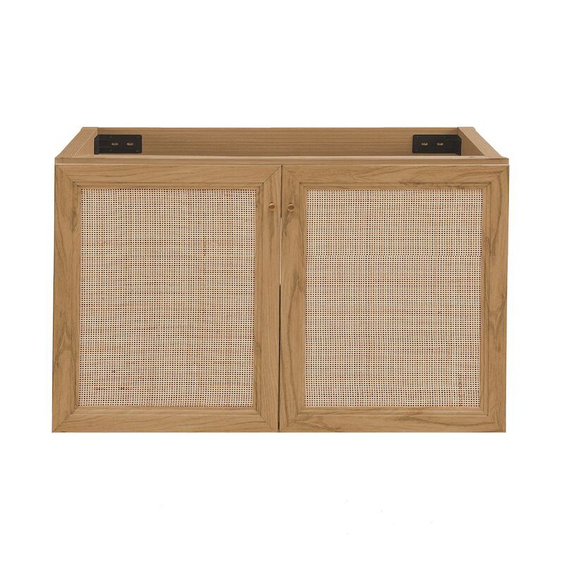Classe 36" Wall-Mounted Bathroom Vanity in Oak-Cabinet Only image number 0