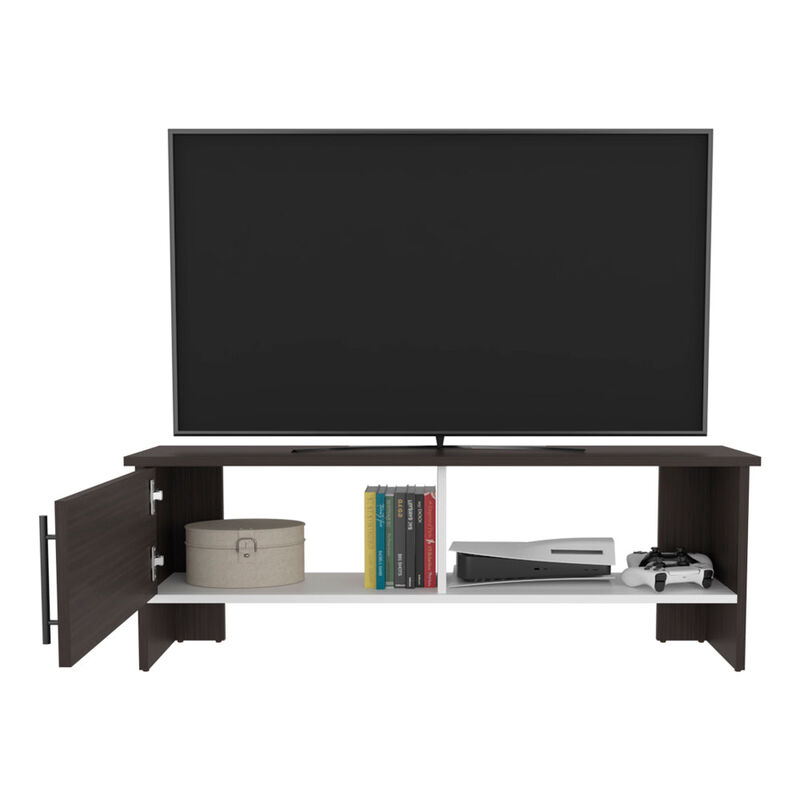 Ocean Shores Tv Stand, Black/White