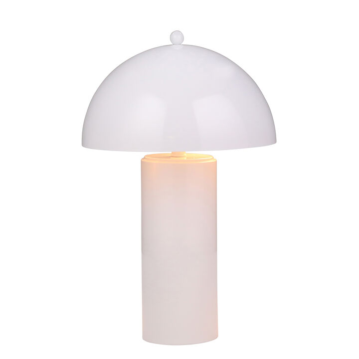 Metal 22" Dome Table Lamp