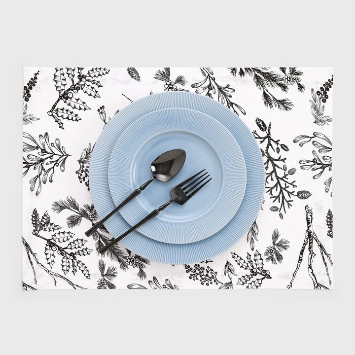 Linen Placemats - Winter Forest