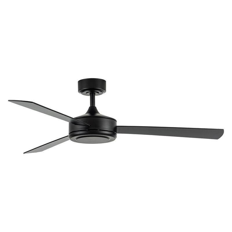 52" Industrial Black 6-Speed DC Motor Ceiling Fan with Remote