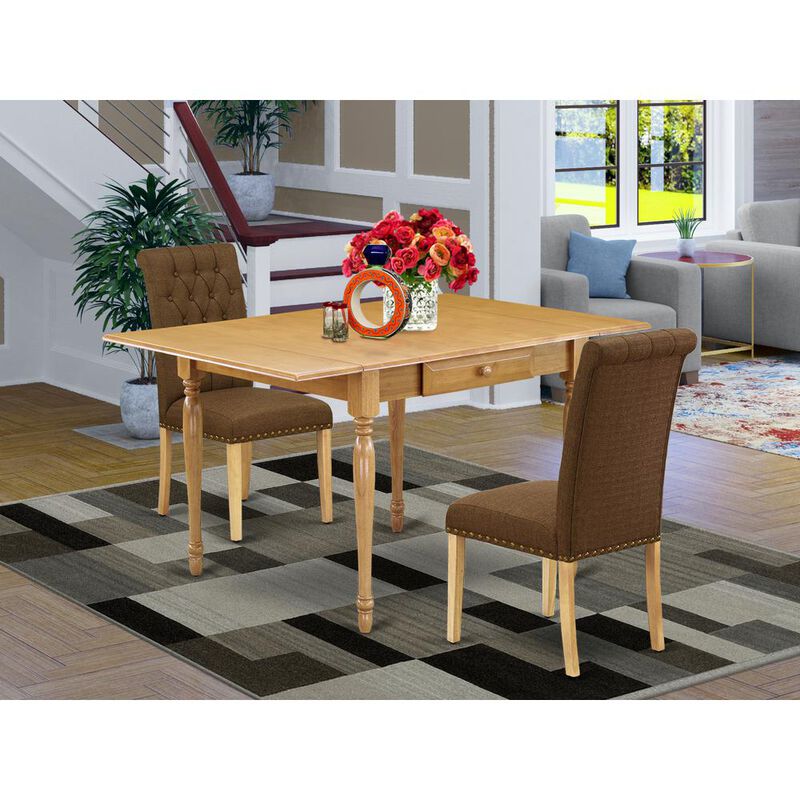 East West Furniture Dining Room Set Oak