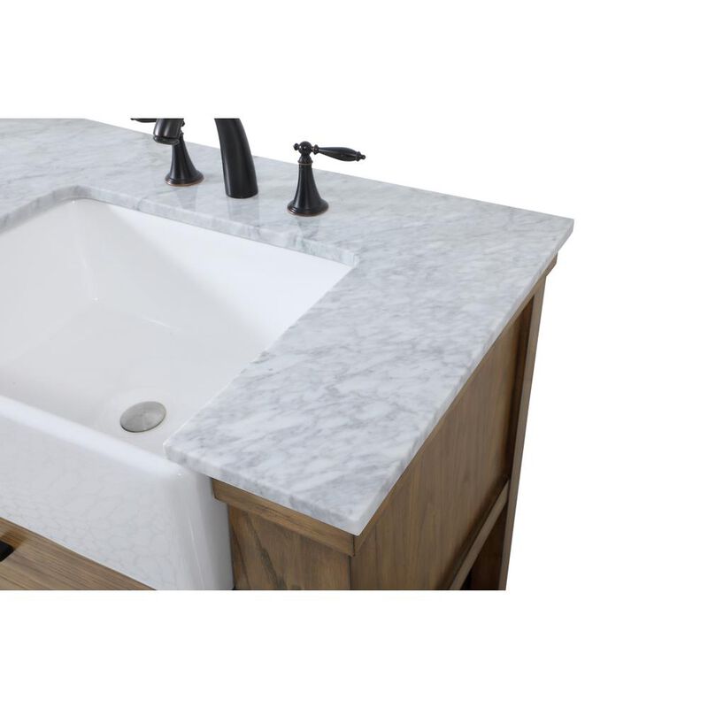 Elegant Kitchen and Bath 60 inch double bathroom vanity in driftwood