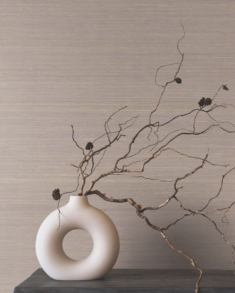 Smooth Abaca Lilac Wallpaper (Set of 2) image number 1