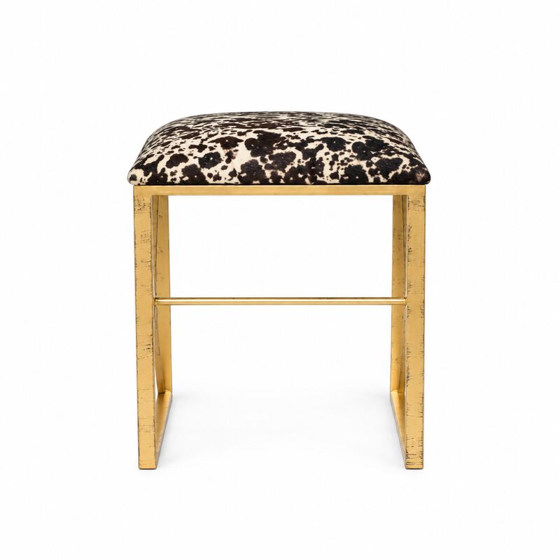 Savana Luxe Hide Stool image number 0
