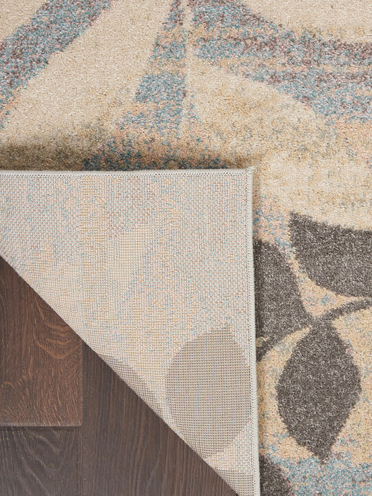 Tranquil TRA01 Ivory/Light Blue 5'3" x 7'3" Rug