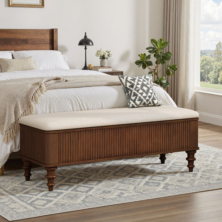 Frigob Storage Ottoman Bench