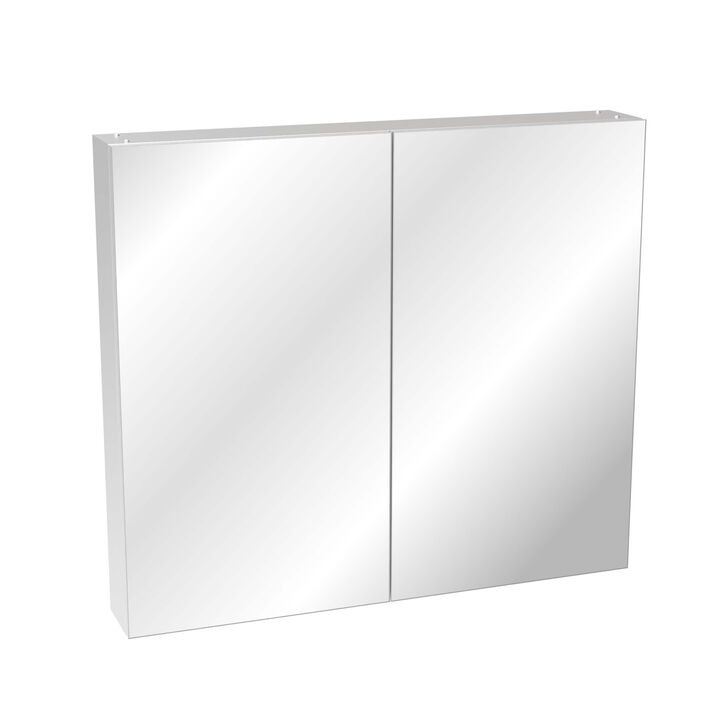 ELEMENT ACE Wall Mounted Medicine Cabinet with Adjustable Storage Shelves and Mirror Surface Mount Design