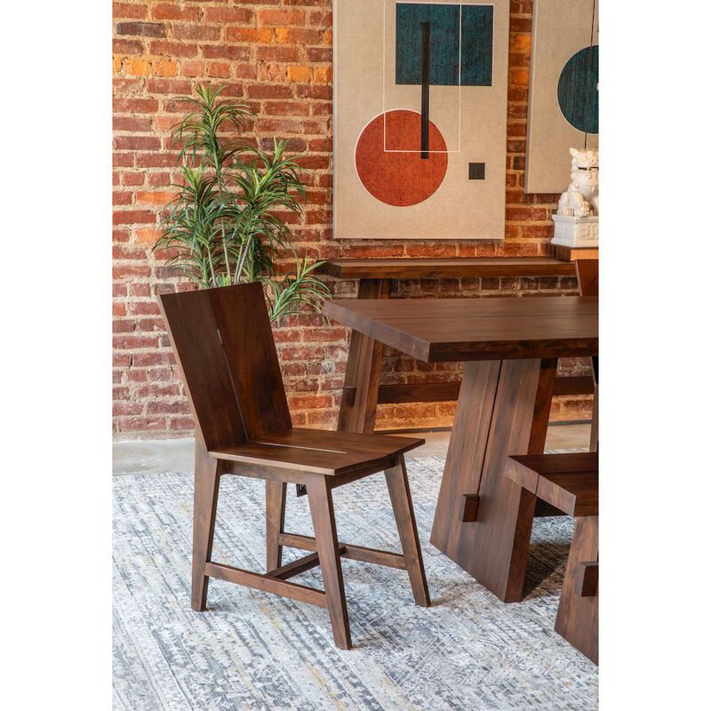World Interiors Acadia Dining Chair in Coffee Bean image number 7