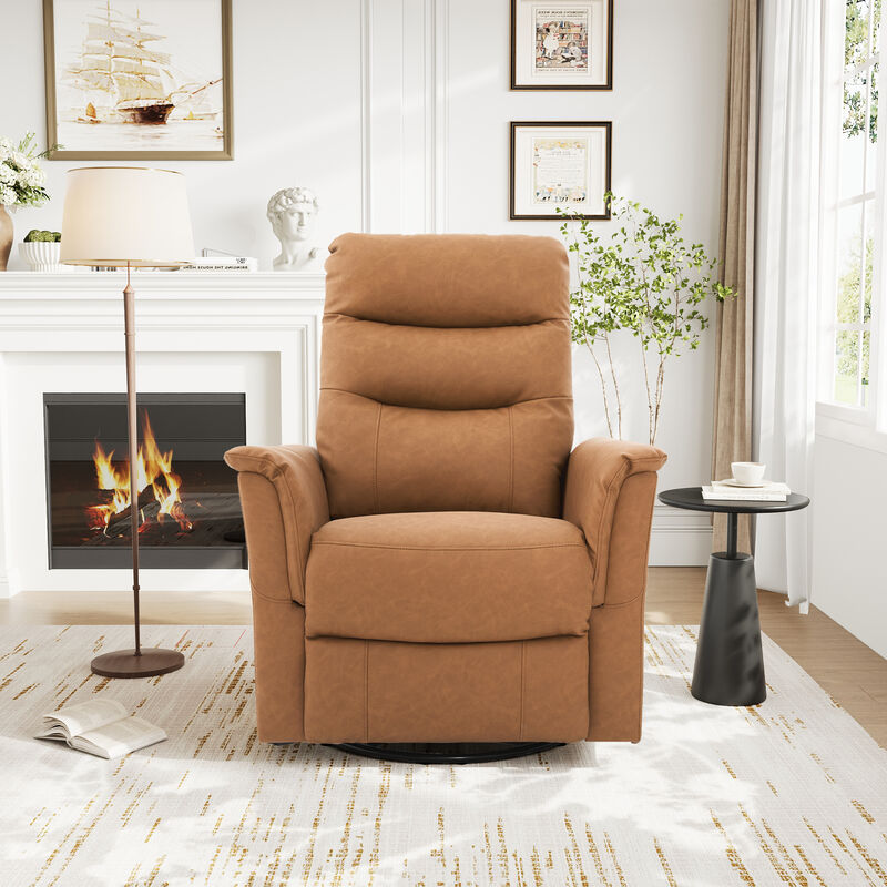 Merax Manual Massage Recliner Chair with 270&deg; Swivel & Rocking Function Recliners image number 2