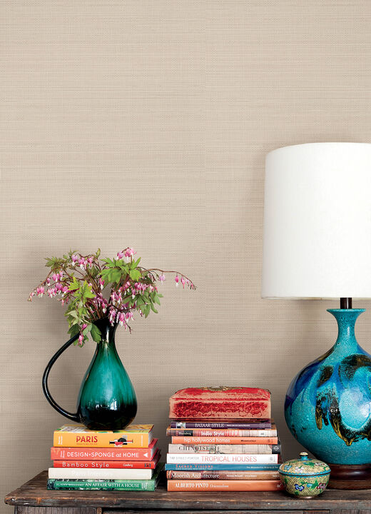 Spinnaker Peach Netting Wallpaper (Set of 2)