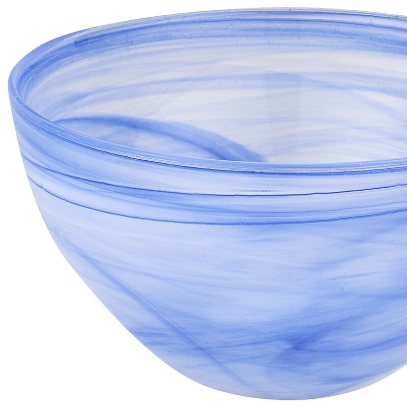 HomeRoots 6" Alabaster Glass Round Candy or Nut Bowl image number 2
