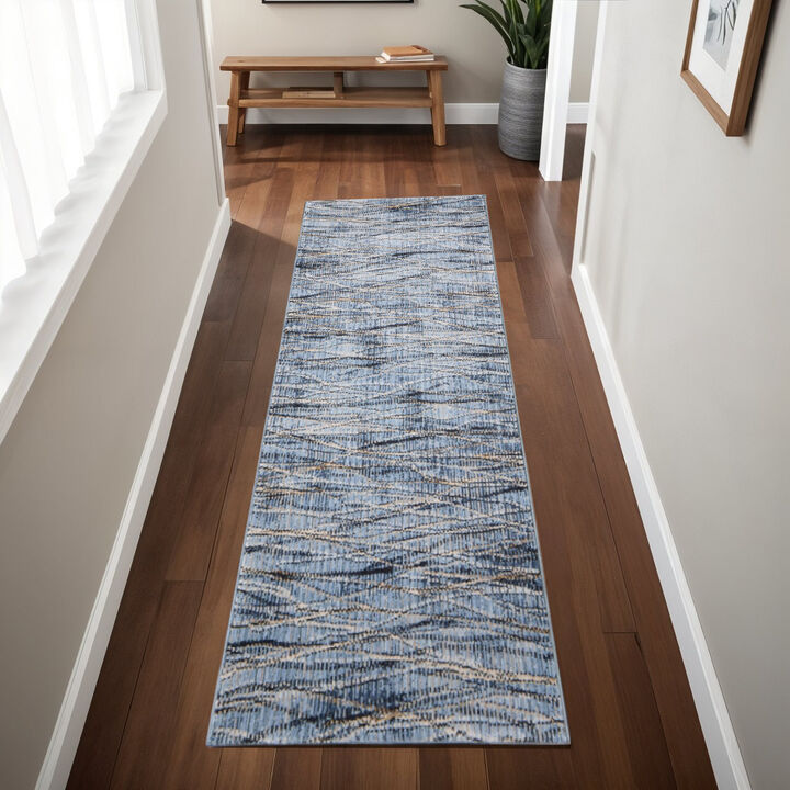 HomeRoots Abstract Runner Rug