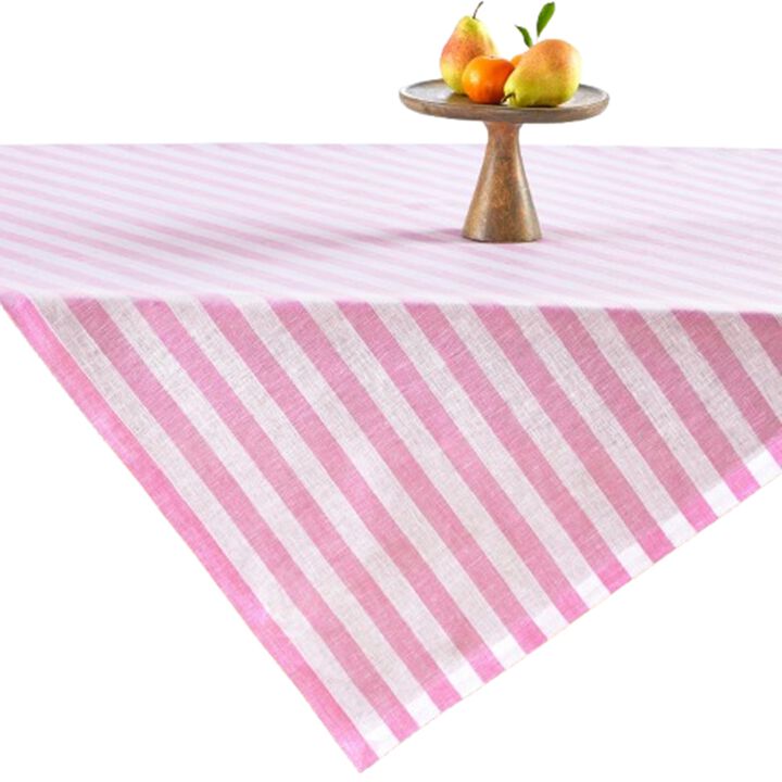 Linen Table Throw - Sorrento Stripe