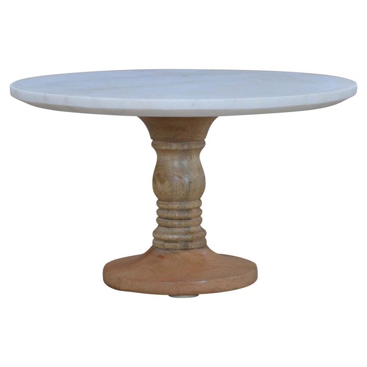 Cake Stand with Marble Top