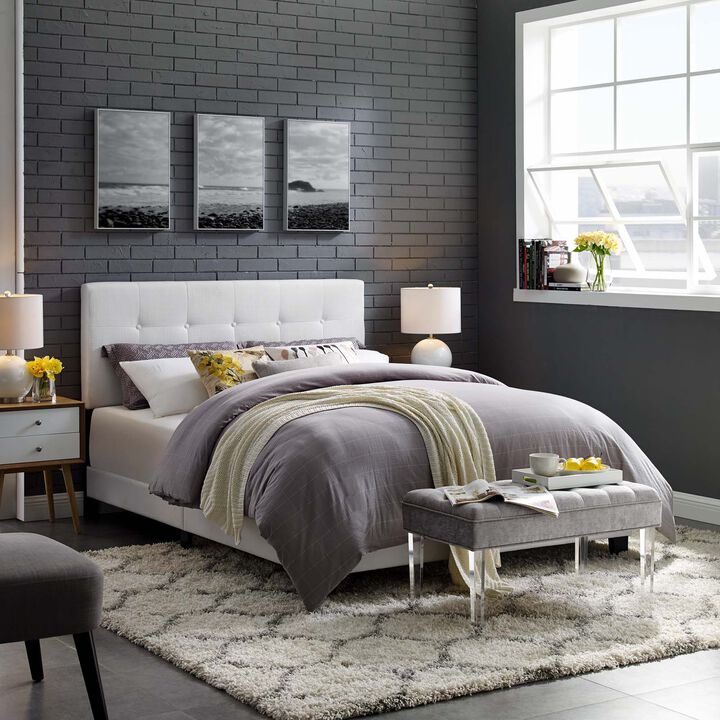 Modway - Amira King Upholstered Fabric Bed