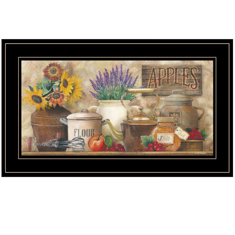 HomeRoots Antique Kitchen 5 Black Framed Print Kitchen Wall Art image number 0