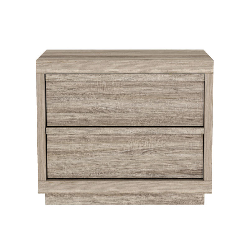 Navis 26" Nightstand in Neutral Brown (2-Drawer) image number 0