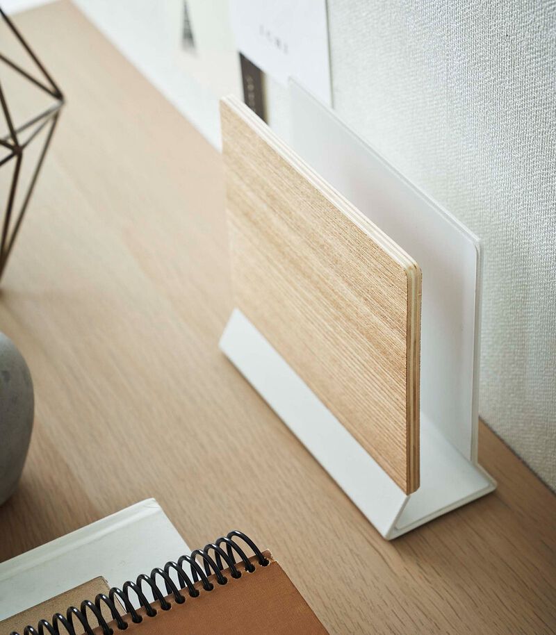 Slim Laptop Stand - Steel + Wood image number 6