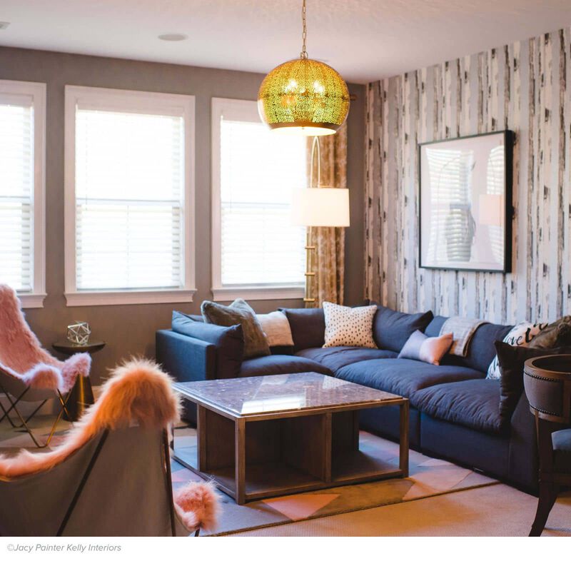 Pierced Metal Sphere Pendant