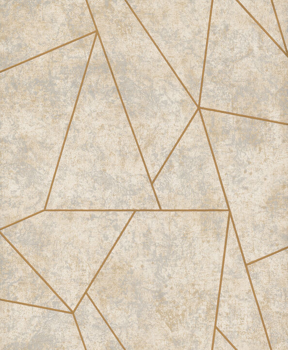 Nazca Neutral & Gold Wallpaper
