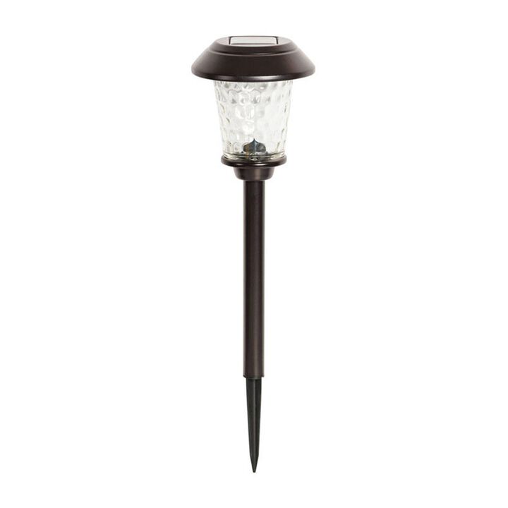 Living Accents  Oil Rubbed Bronze Solar Powered LED Pathway Light, Pack of 9