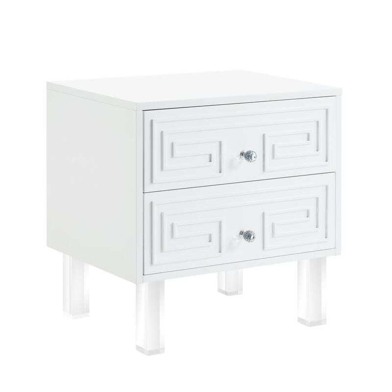 Inspired Home Clarice  Side Table/Accent Table/Nightstand