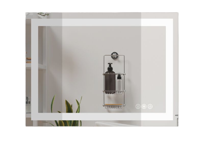 20"x28" LED Bathroom Mirror, Anti-Fog Vanity Mirror with Dual Light Modes, White