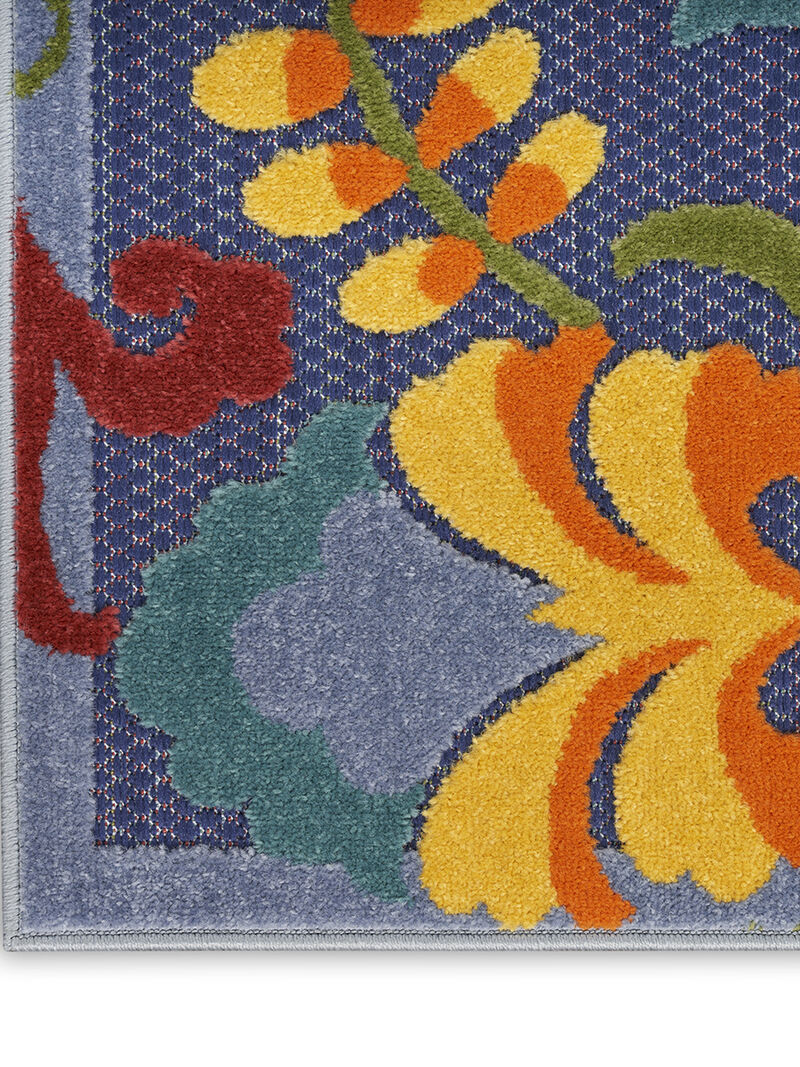 Aloha ALH17 Navy/Multicolor 6' x 9' Rug