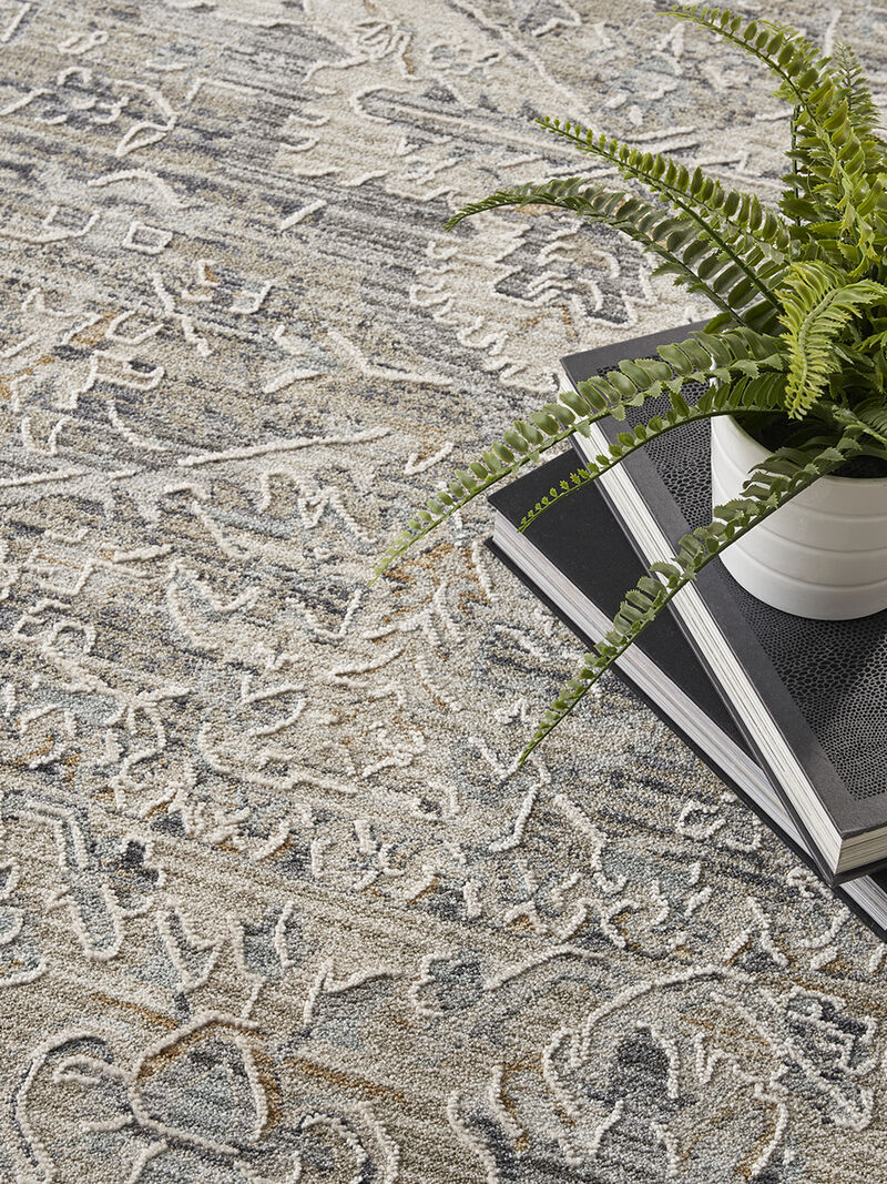 Lynx LNX04 Ivory/Taupe 5'3" x 7'10" Rug