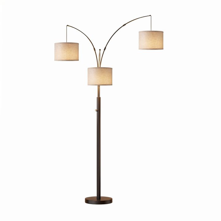 Three-Color Temperature & Dimmable Three-Head Floor Lamp: Create A Cozy Home Lighting Ambiance