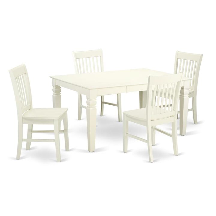 Dining Room Set Linen White