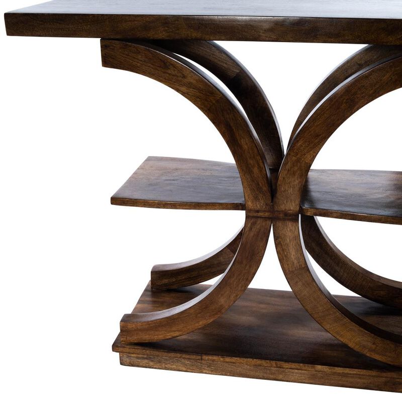 Butler Specialty Stowe Rustic Console Table, Medium Brown