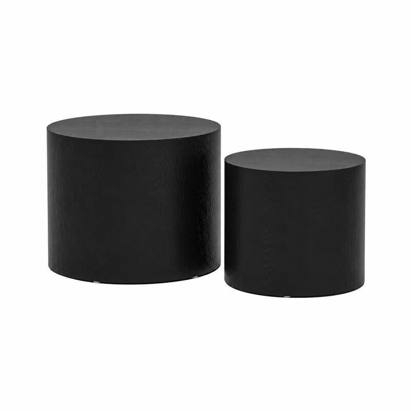 GOODSILO Set of 2 Stackable Nesting Accent Tables Versatile Multi-Use Side Coffee End Tables for Living Room Bedroom and Office image number 0