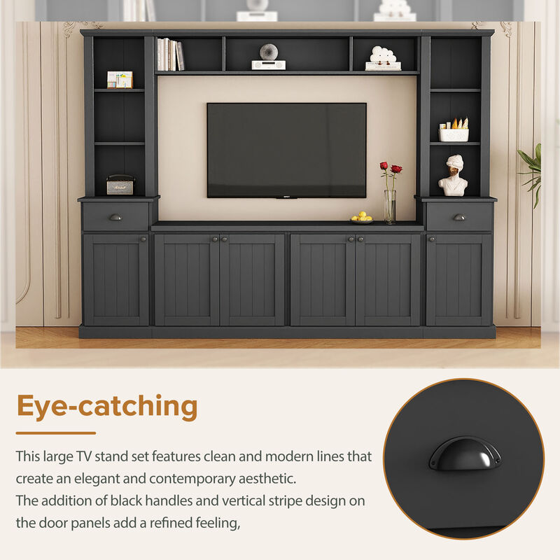 Jitfid  Ample Storage Space TV Stand image number 2