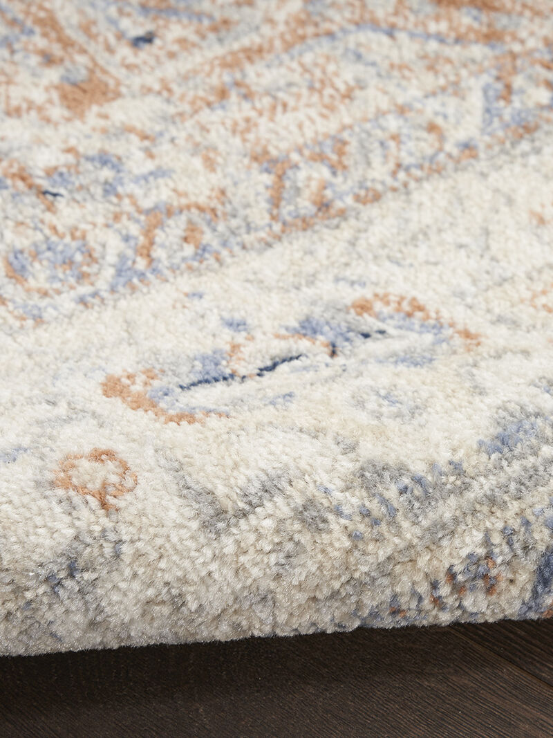 Nourison Essentials Persian NRE07 Beige/Blue 2' x 6' Rug