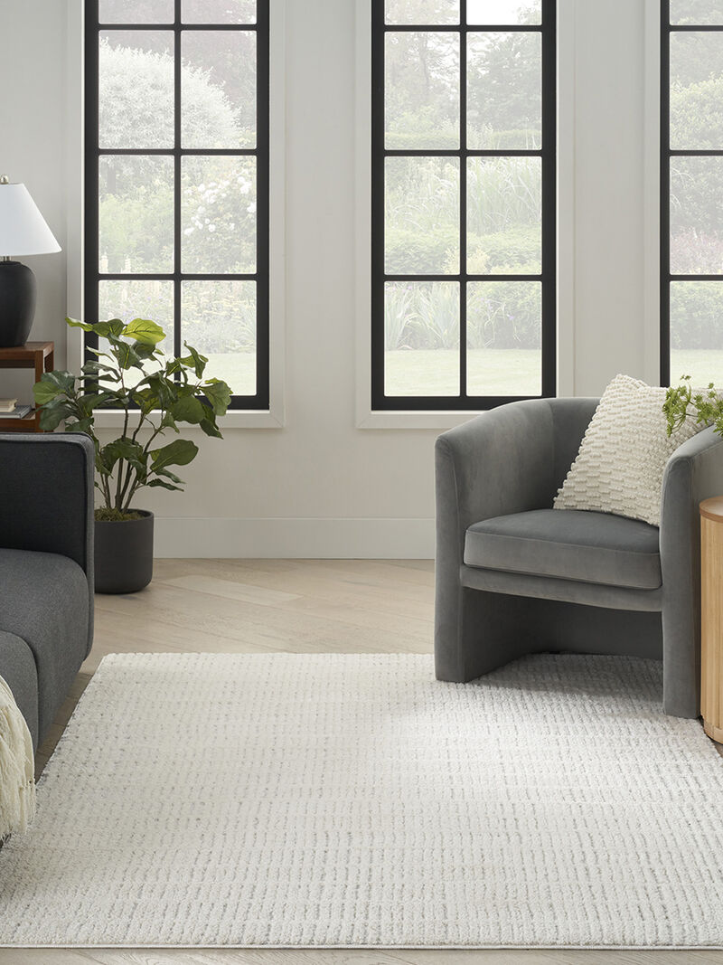 Modern Comfort MNC03 Ivory/Gray 7'10" x 9'10" Rug