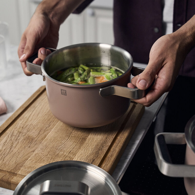 ZWILLING Pure 6-pc Stainless Steel Cookware Set, Rose