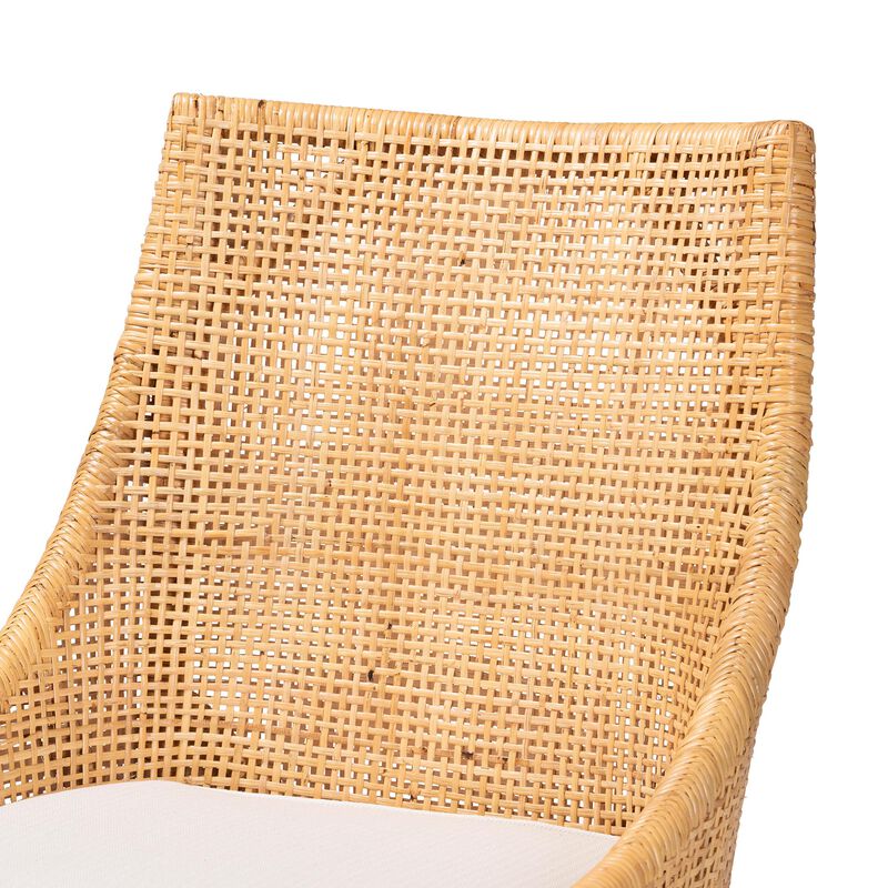Bali & Pari Bella Modern Natural Rattan Dining Chair