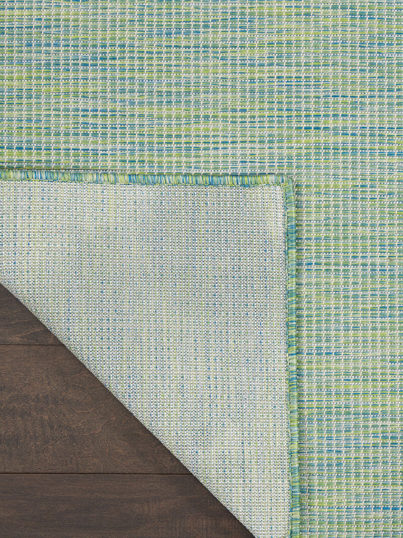 Positano POS01 Blue/Green 2'2" x 12' Rug image number 2