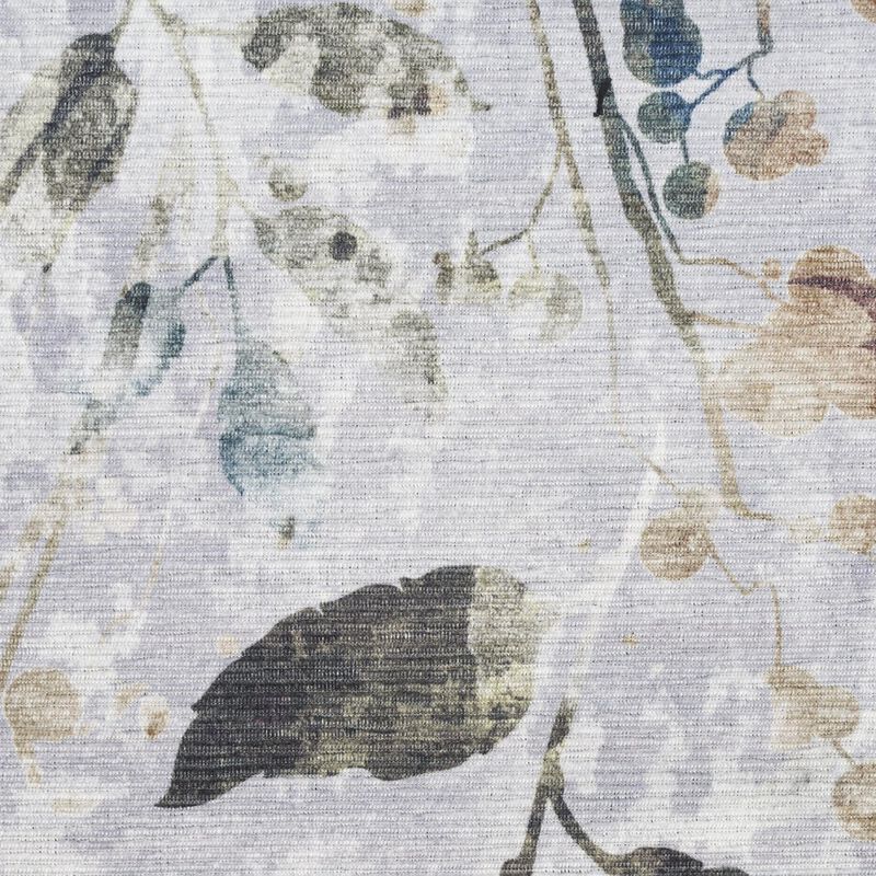 HomeRoots Floral Washable Runner Rug image number 2