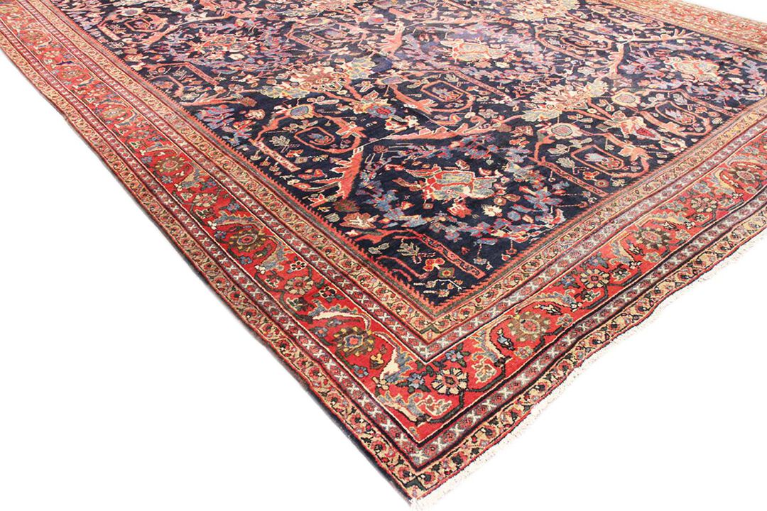 Pasargad Home Antique Melody Colletion Hand-Knotted Lamb's Wool Area Rug- 11' 6" X 18' 6"