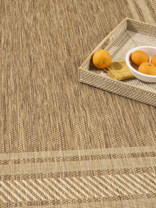 Horizon Indoor/Outdoor HOZ03 Natural 9' x 12' Rug