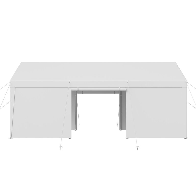 Portable Carport Canopy with Removable Sidewalls UV and Water Resistant Shelter image number 3