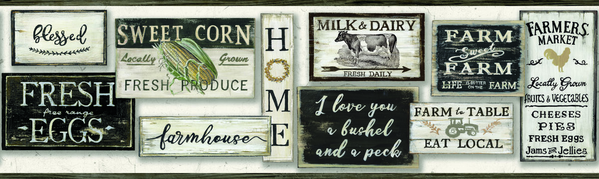 Farm to Table Black Border