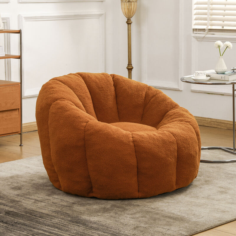 GOODSILO Ergonomic Bean Bag Sofa Chair with Armrests and High-Density Foam for Ultimate Relaxation image number 1