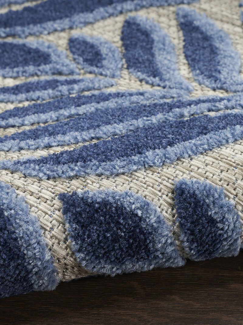 Aloha ALH35 Blue 6' x 9' Rug