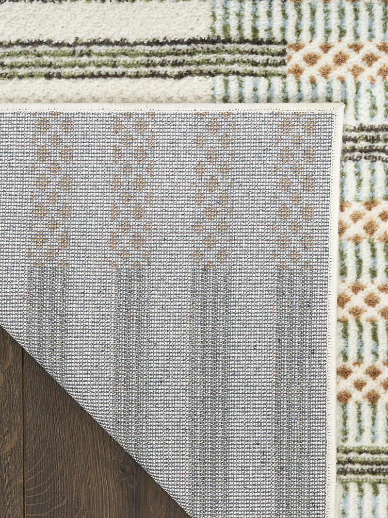 Nordic NRC15 Ivory/Multicolor 5' x 7' Rug